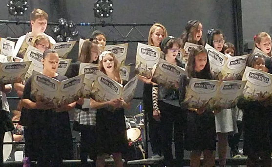 Choir Program students performing